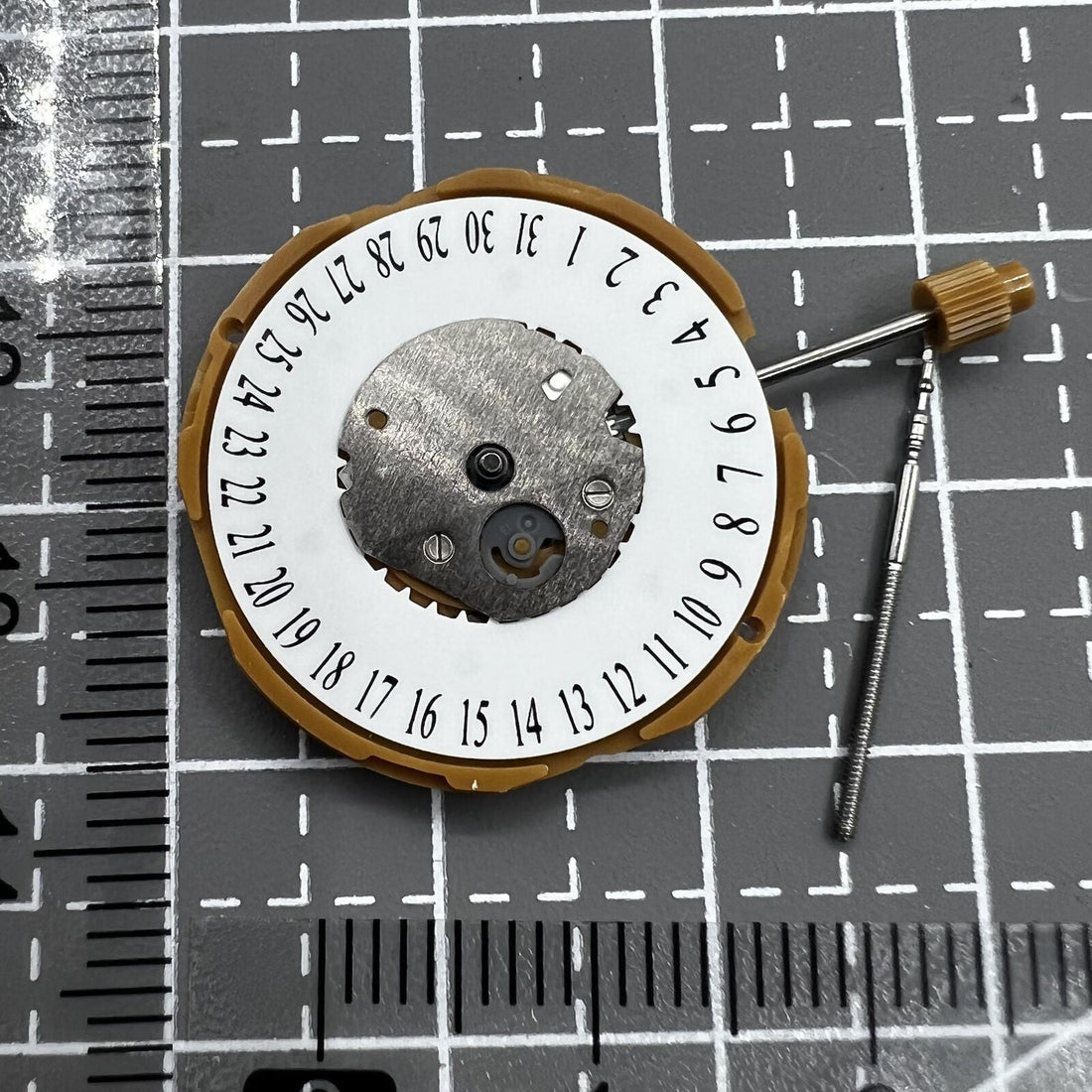 Miyota GM15 Japan Quartz Movement with date display at 6 o'clock for precise timekeeping