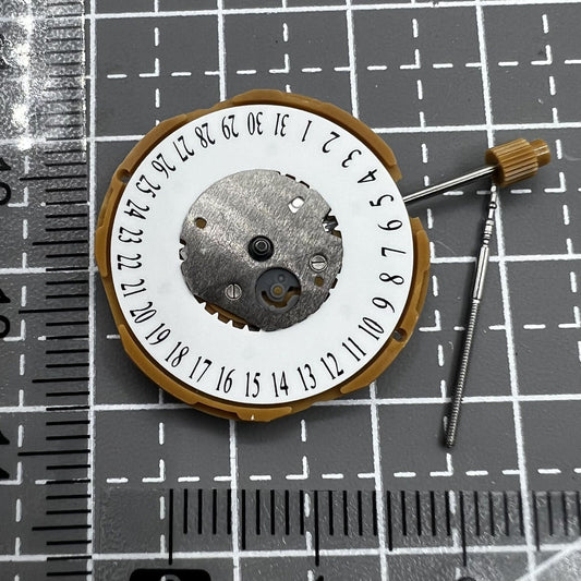 Miyota GM15 Japan Quartz Movement with date display at 6 o'clock for precise timekeeping