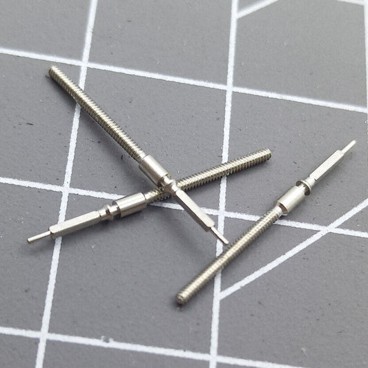 Set of 3 ST25 watch winding stems for Seagull 2503, 2504, 2505 movements, precise fit.