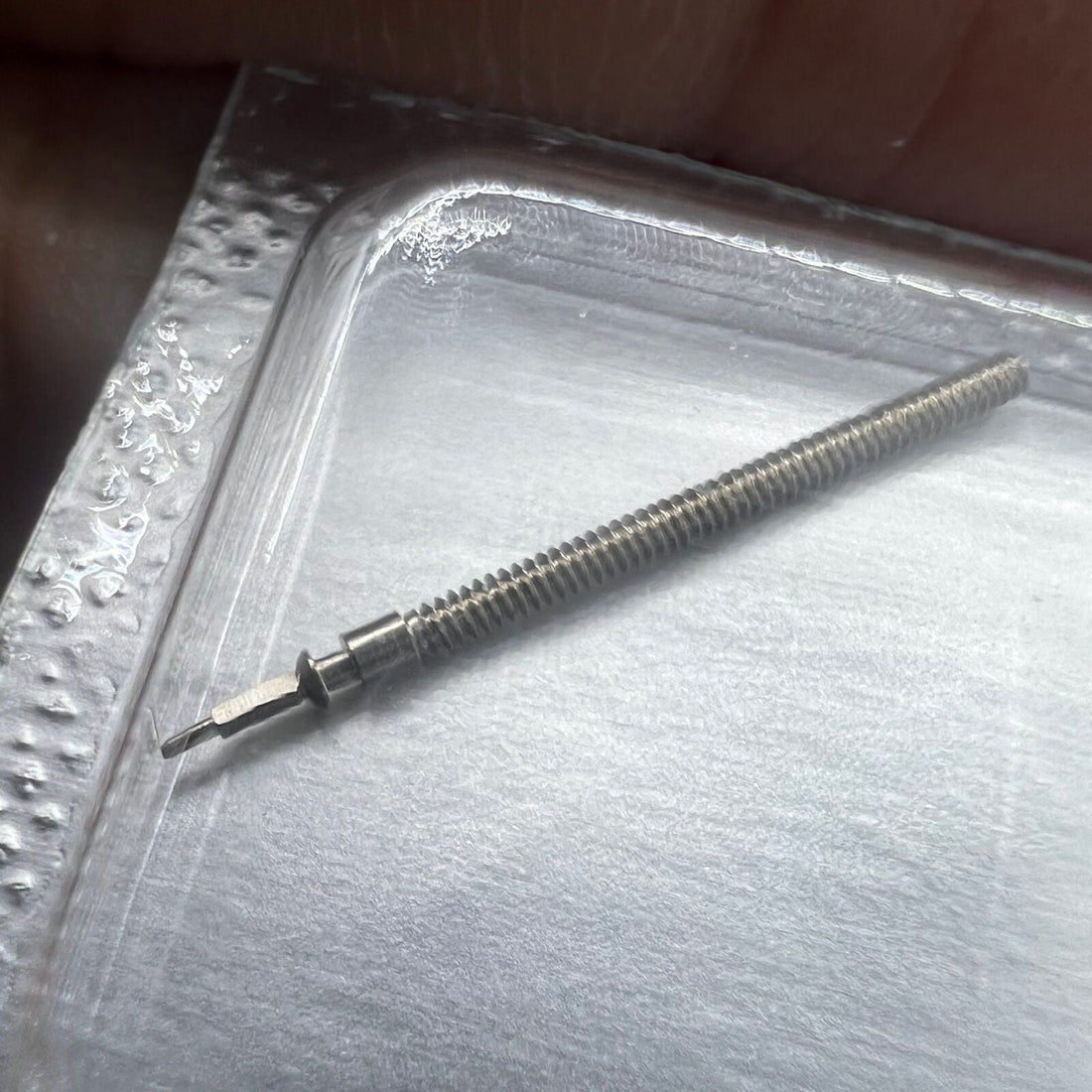 Generic watch winding stem for ETA 901.001 and ETA 901.005 movement, precise fit for accurate winding.