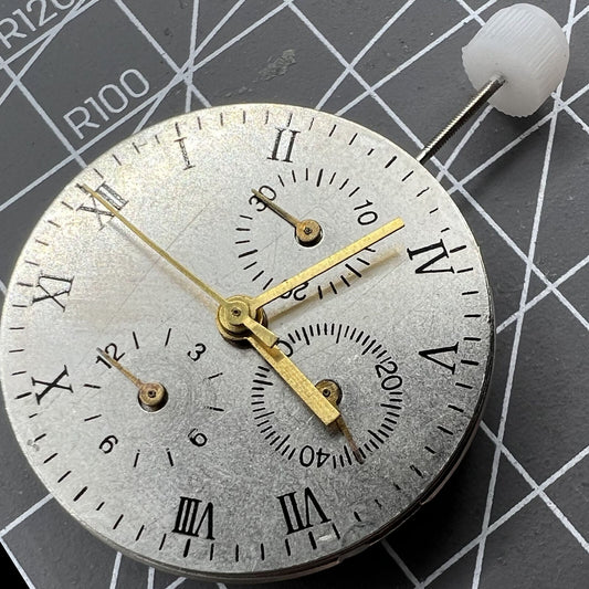 1. No Calendar watch with mechanical movement, small second at 6 o'clock, 3 hands by 7750 7753.  