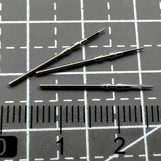 Watch winding stems compatible with Seiko 7S26 7S36 movements for precise repairs.