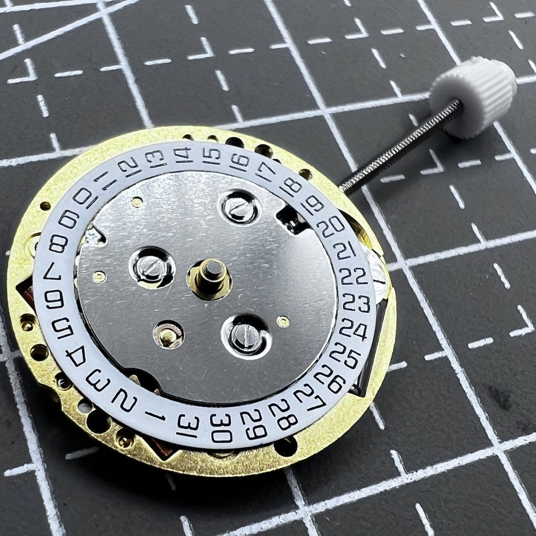 Swiss ISA 222 quartz movement watch accessory with 2 hands, no calendar, precision timekeeping by ISA.