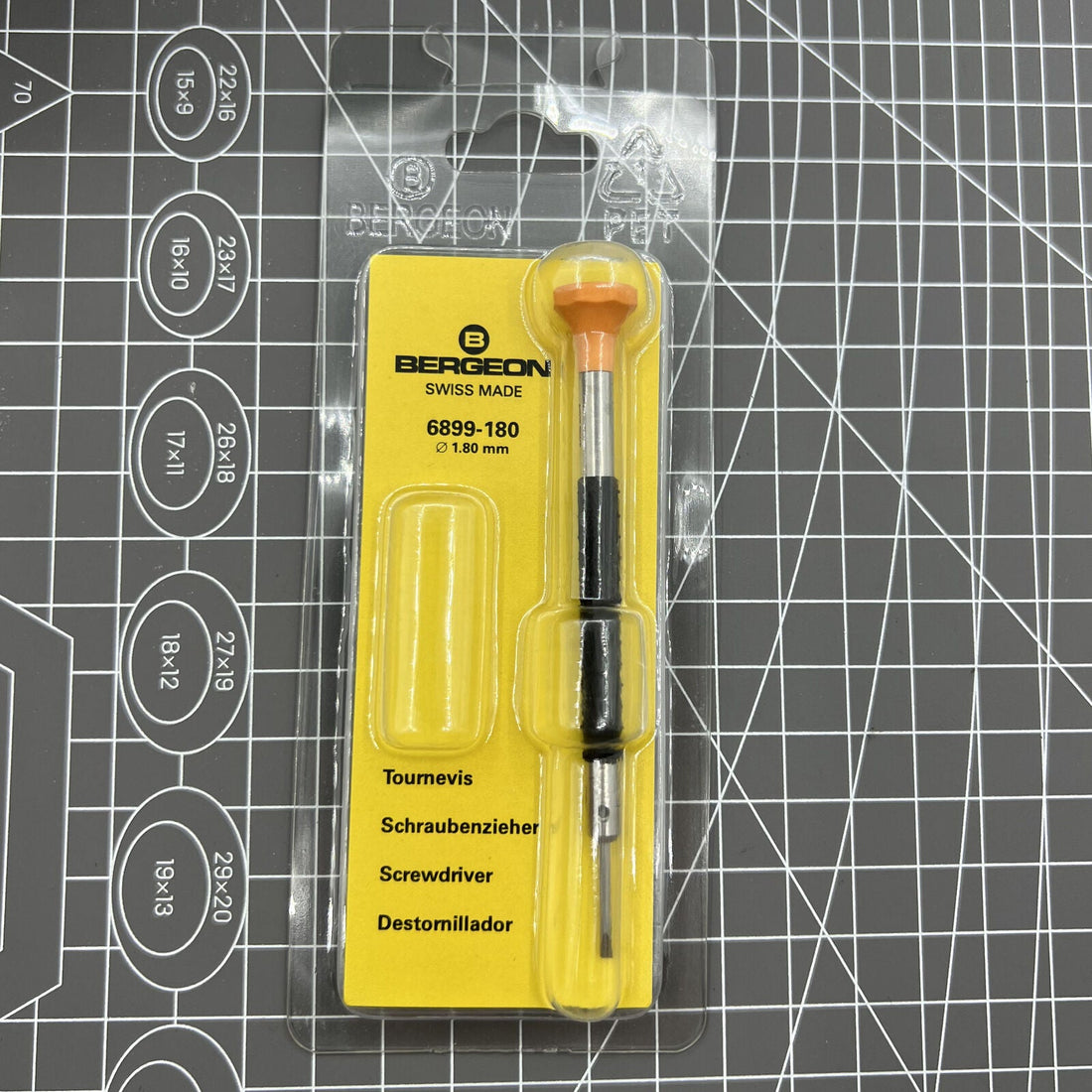 Bergeon 6899-180 Watchmakers Ergonomic Screwdriver 1.80mm Screws