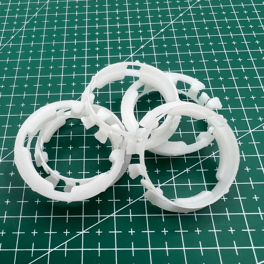 5PCS 7.6mm spacer rings for ETA 2824/2836/2846 watch movement cushion mounting.