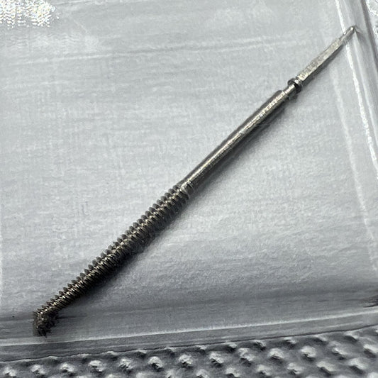 Swiss Made winding stems for ETA E64.111 movement, precision parts for watch repair and maintenance.