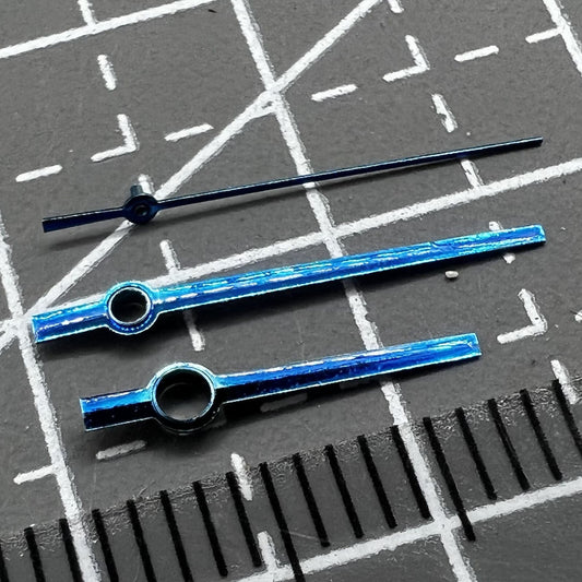 Dayjust High Canon Blue watch hands set compatible with Miyota 8285 movement, precision crafted.