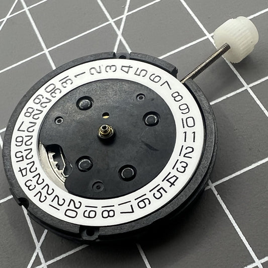 Swiss ETA804.192 quartz watch movement with single calendar at 3 o?clock, precision Swiss craftsmanship