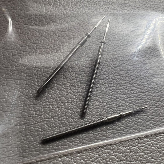 Set of 5 replacement watch winding stems for Miyota 6S20 6S10 movements, compatible accessories.