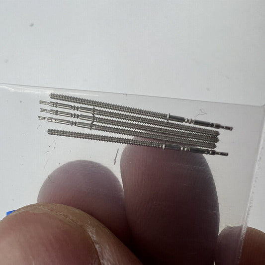 Set of 5 replacement winding stems for PE70, PE90, PE50 watch movements.
