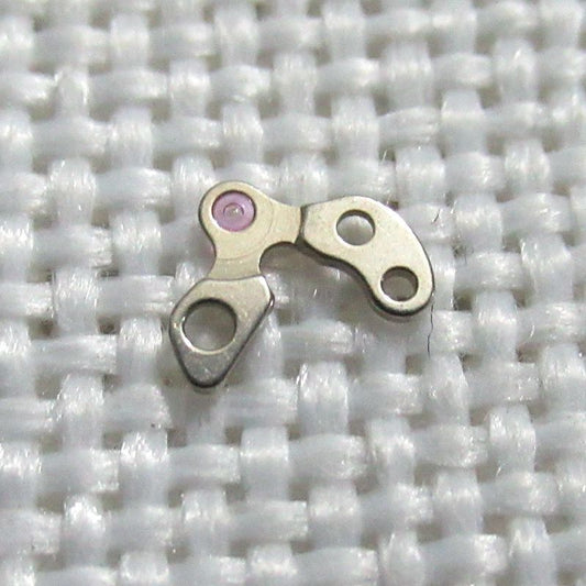 Watch fork wheel bridge splint compatible with NH05 NH06 movements, precision fit for repair and assembly.