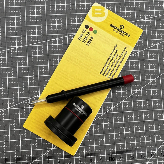 Swiss Tool Bergeon 7719-2A automatic oiler for precise watch lubrication, essential tool for watchmakers.