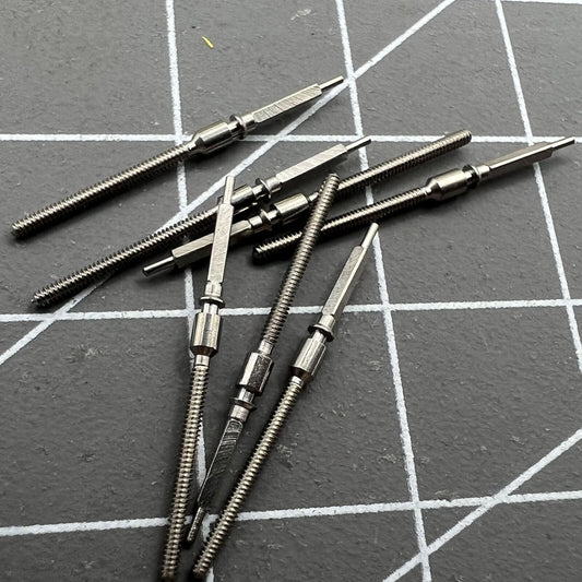 Generic watch winding stem for ETA 7750 7751 movement, precision-engineered, China made.