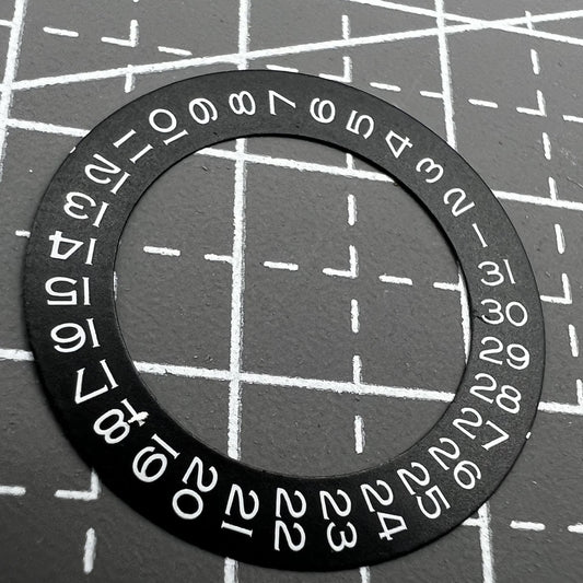 Datumsrad Overlay Wei� for ETA2824 2836 Miyota 8215 8200 with date window at 3 o'clock