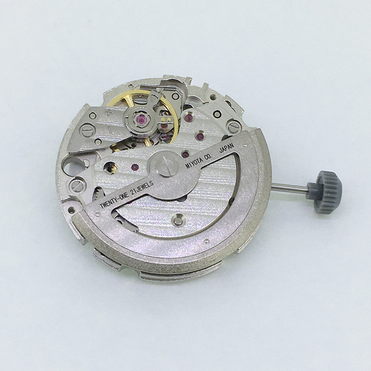 Japan Made Miyota/Citizen 8217 automatic watch movement for precise mechanical timekeeping.