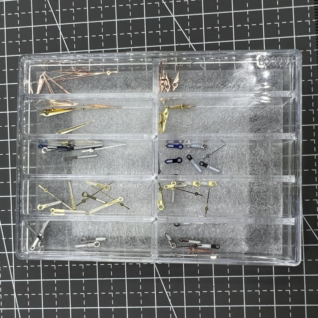Set of 30 VX Series quartz watch hands by [Brand Name], including hour, minute, and second hands for precise timekeeping