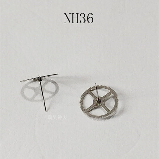 Second wheel replacement part for NH35 NH36 watch movements, precise fit and durable.