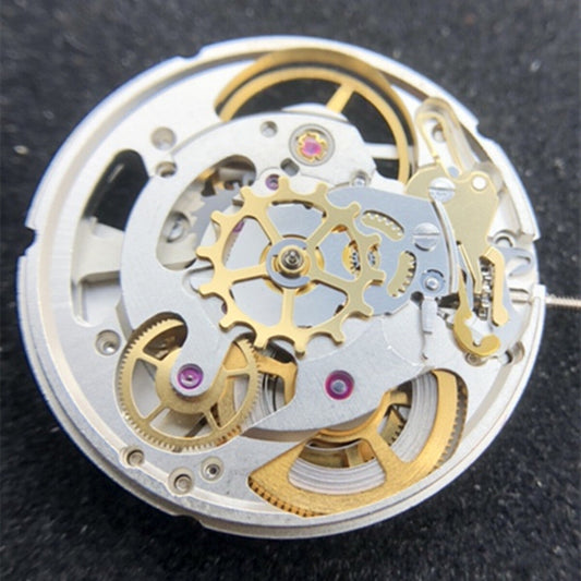 Swiss Made ETA2824 mechanical watch movement by ETA, precise no-calendar replacement C07.111 model.