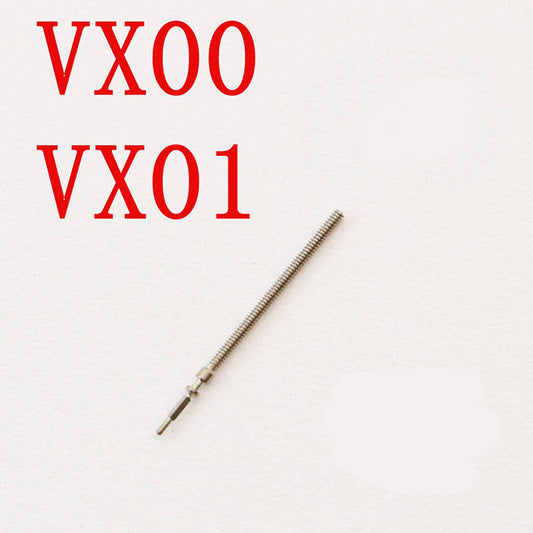 Movement watch winding stem for VX00 VX01 VX10 VX11, compatible replacement part for precise repairs.