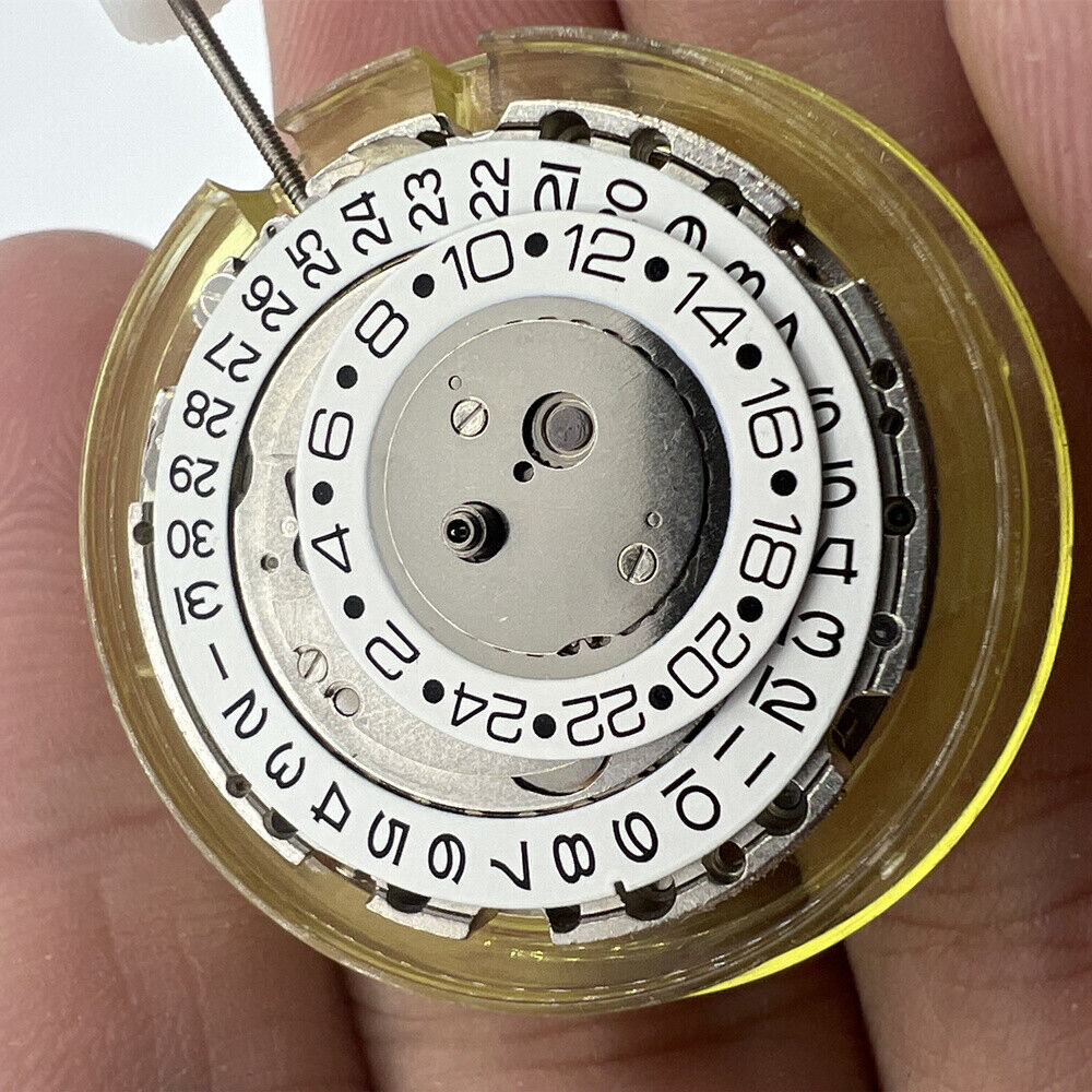Asian Mingzhu GMT2813 watch movement showing automatic mechanical dual time zone functionality.