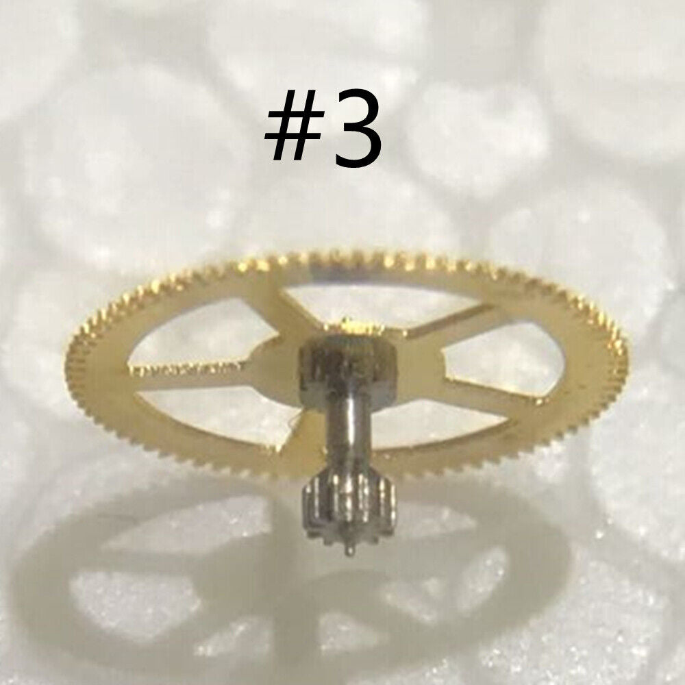 Third wheel gear for Shanghai 2824 movement, compatible with China-made watch parts, generic fit.