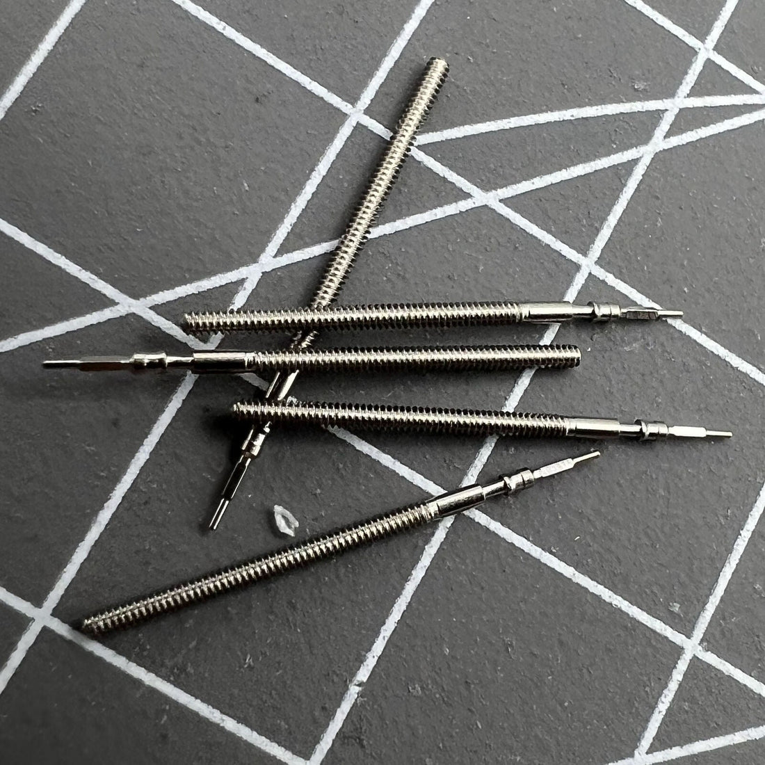 Replacement winding stem for Miyota 1S13/1S02 watch movement, precise fit accessory.