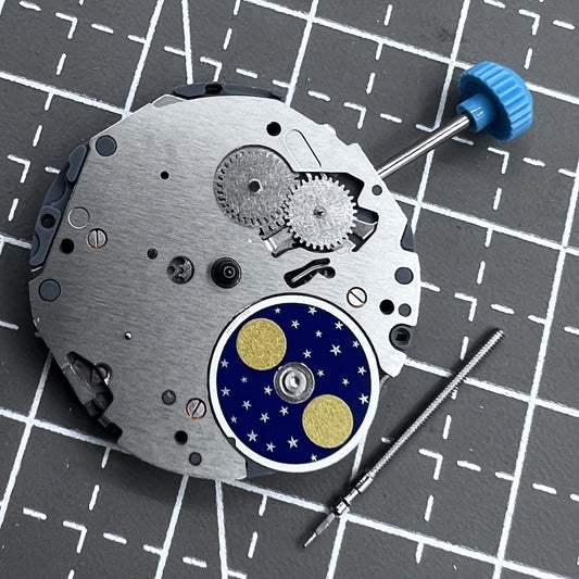 Japan Miyota Quarzwerk Ersatz 6P20 model watch movement for precise timekeeping in accessories.