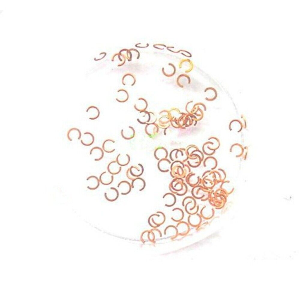 Set of 10 golden C-clips for 8200 watch movement, secure snap ring latch jumpers.