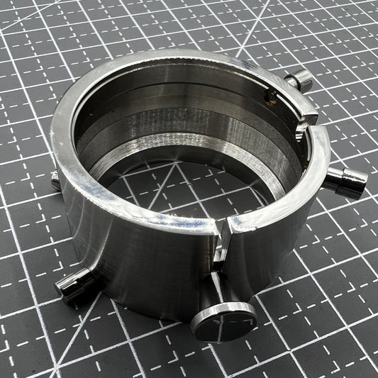 Universal chrome movement holder for ETA 7750 watch movement, durable tool for precise repairs