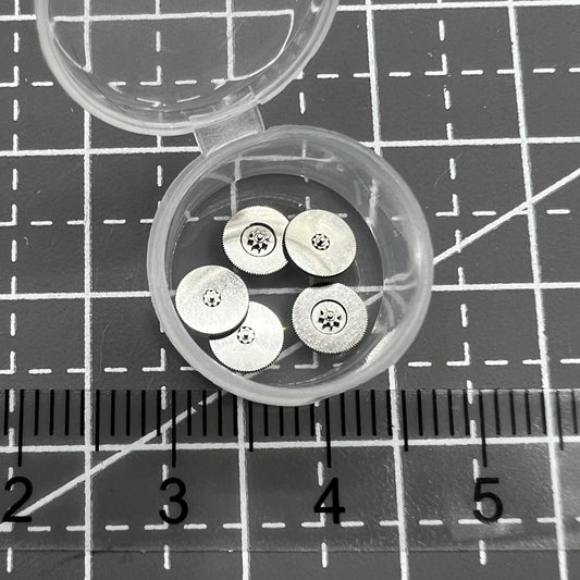 Set of 3 automatic reversing wheels for 6309 watch movement, precision parts.
