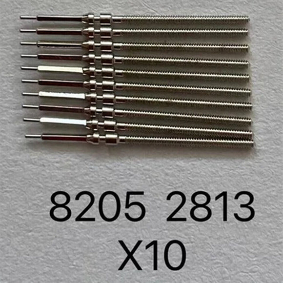 10pcs Generic Watch Winding Stems for China Made 8205 Mingzhu 2813 - Essential Parts for Your Watch Repair Needs