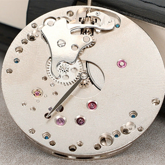 China Made HZ9011 watch movement with small second at 9, automatic mechanical, precise timekeeping.