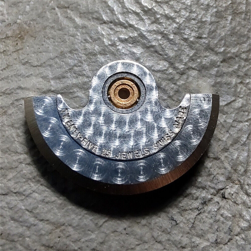 Rotor oscillating weight with ball bearing for ETA 2671 movement, generic watch accessory enhancing automatic winding.