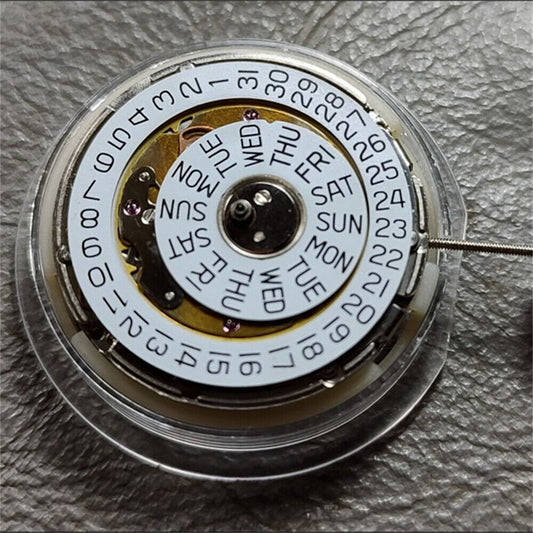 HZ2350 automatic watch with mechanical movement and double calendar feature, precision-crafted in China.