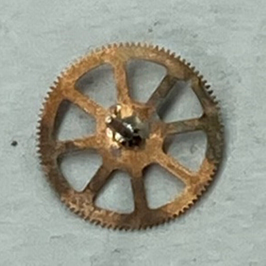 Second Wheel H1 watch part for ETA2671 movement, detailed view of disassembled component by ETA.