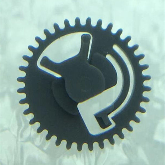 Date indicator driving wheels for Miyota 6601 6T51 movement, precise watch repair component.