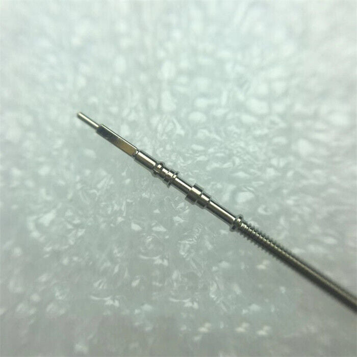 Original watch winding stem for Miyota NH35 NH36 movement, precise replacement part by Miyota.