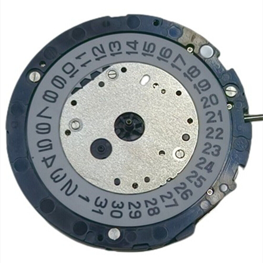 Genuine Japan Made Miyota 6S20 quartz watch movement with date display at 3 o'clock, precision timekeeping.