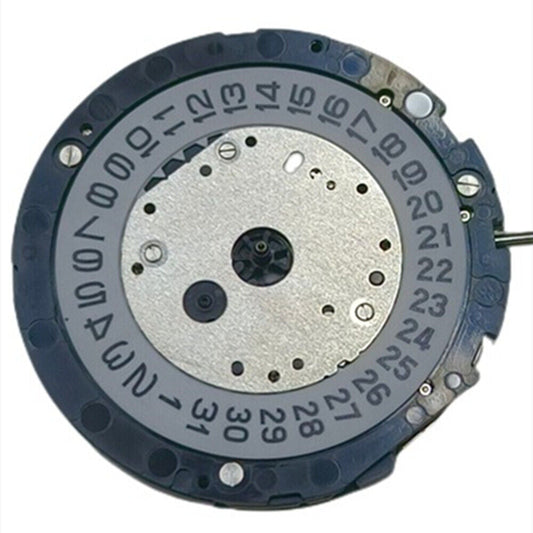 Genuine Japan Made Miyota 6S20 quartz watch movement with date display at 3 o'clock, precision timekeeping.