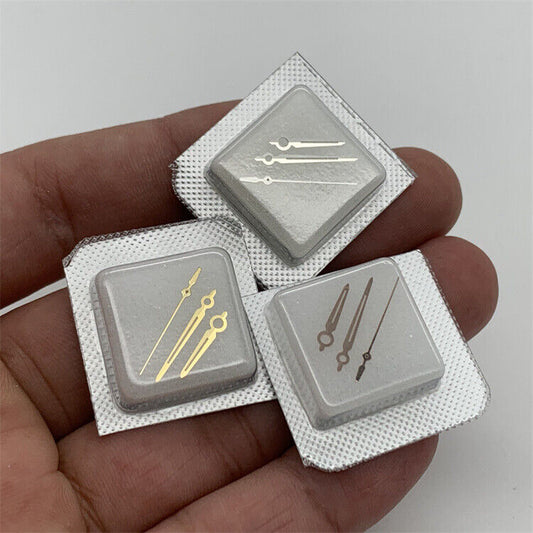 Green luminous 3 hands set for Miyota 8200 watch movement, 13mm, designed for men's watches