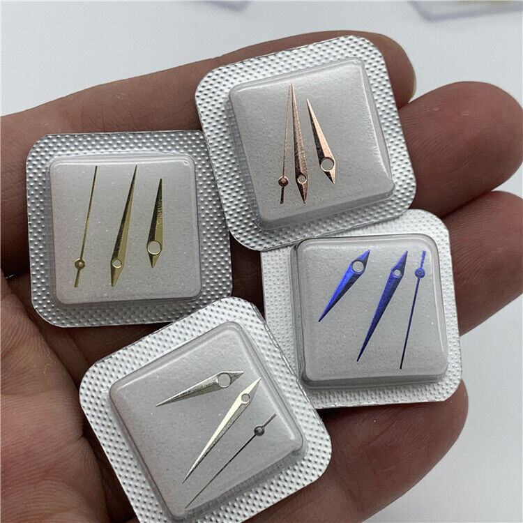 Arrow-shaped non-luminous watch hands set for Orient 46941 46943 movement, precise replacement parts by ArrowBrand.