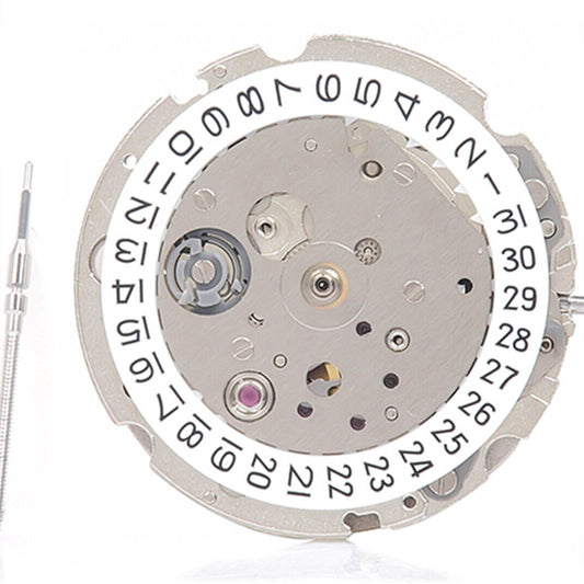 Miyota Citizen 8200 automatic watch movement with silver finish for men's timepieces