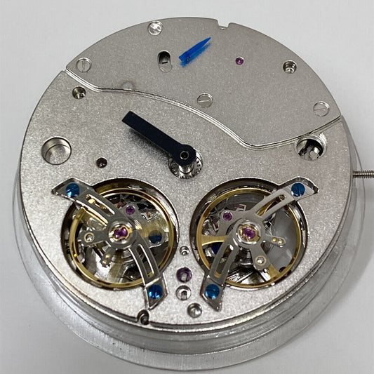 SHANGHAI watch accessory with multifunctional automatic mechanical movement and double bare balance at 12 o'clock