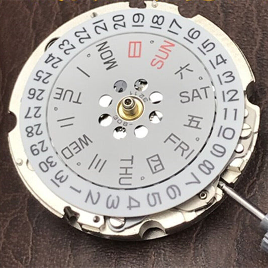 Citizen Men?s 8200 Automatic Watch with Genuine Japan Silver Case, mechanical movement displayed.