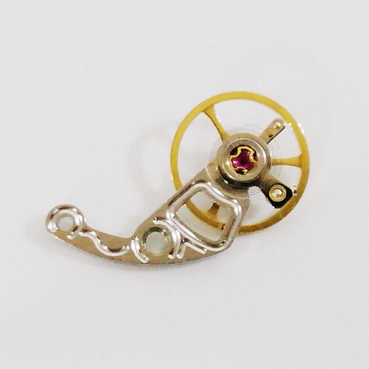 New Complete Balance Wheel with Silver Splint for Hangzhou 2189 Hollow Movement, precision watch accessory.