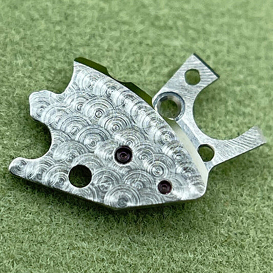 Wheel Bridge for SA100 watch movement, precise replacement part by Wheel Bridge Generic, ideal for repair.