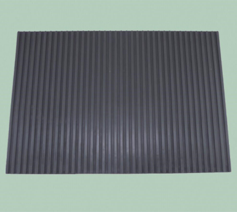 Black non-slip bench mat 180x300mm by China Made, designed as MSA24.221 replacement for workshop use.