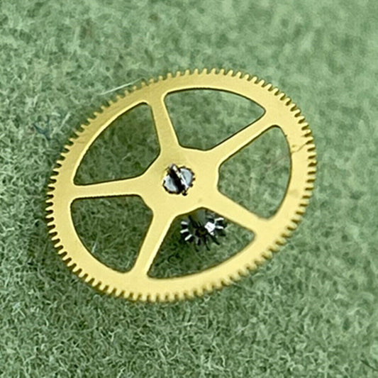Intermediate third wheel for SA100 watch movement, precision gear for accurate timekeeping repair.