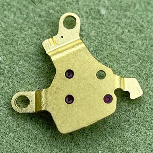 Train wheel bridge for ETA802.002 movement, precision watch repair part by Bridge Generic.