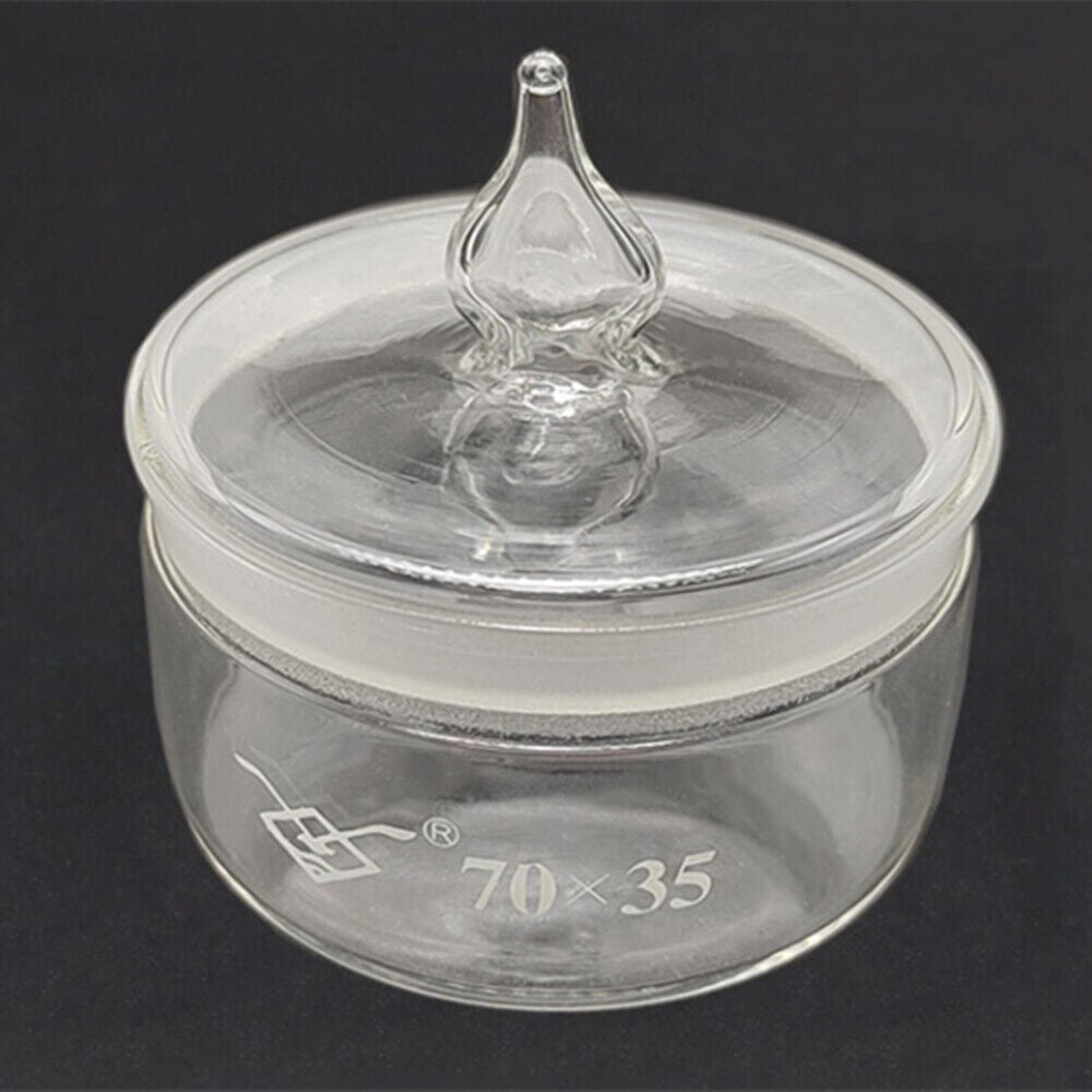 70x35mm glass alcohol cup for precise watch repair cleaning.